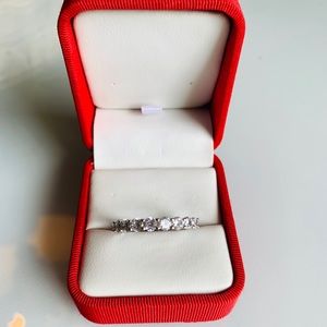 Sterling silver eternity band